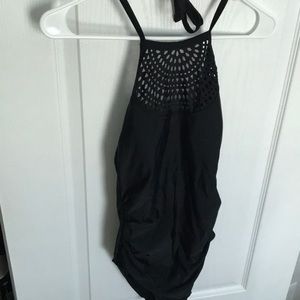Black One Piece Bathing Suit